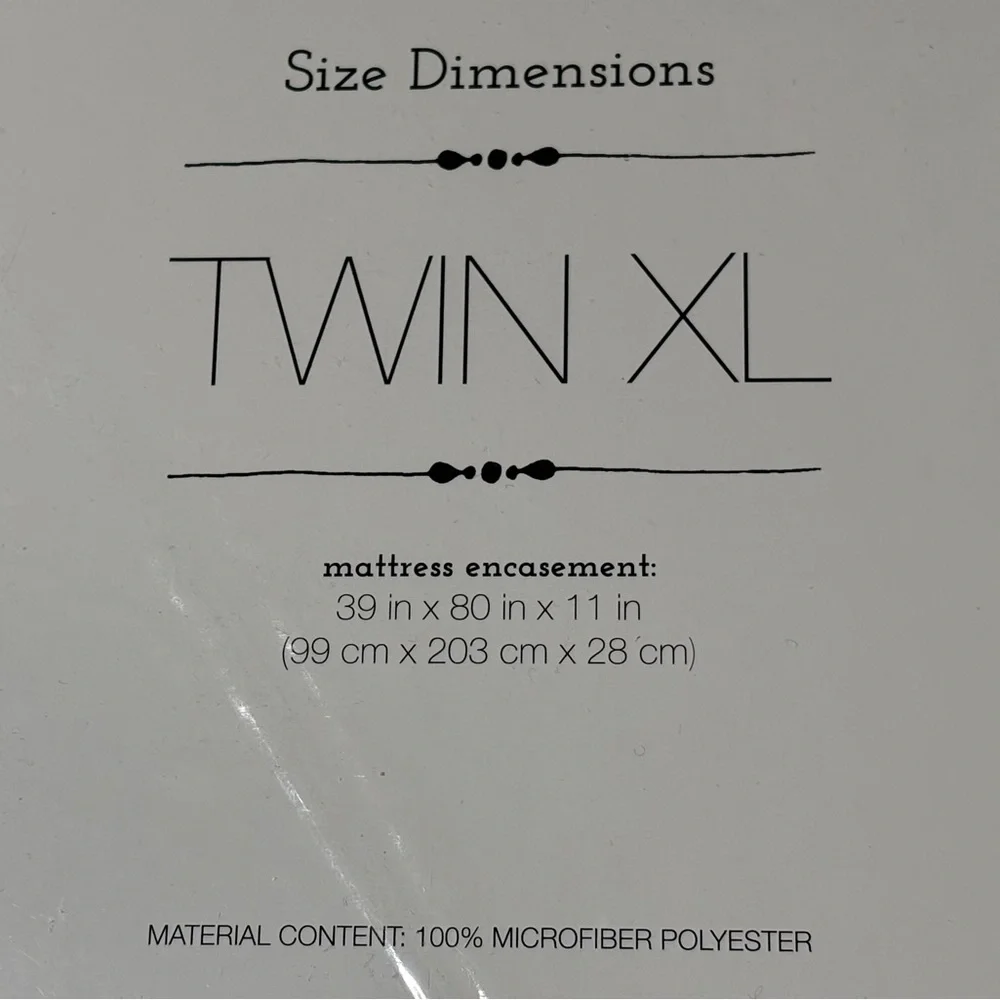 Bed Bug & Liquid Proof Mattress Encasement - Twin XL - White